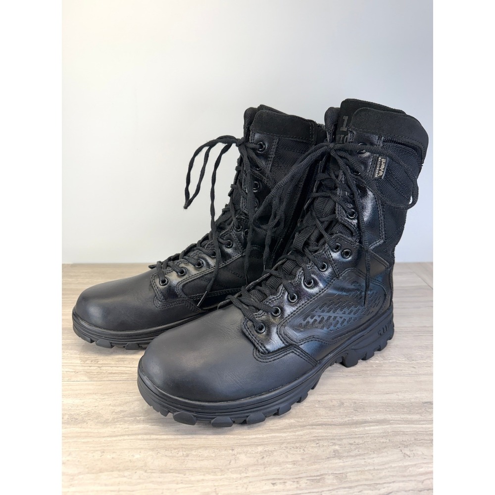 5.11 Tactical EVO 8" Side Zip Black Combat Boots Gorpcore Grunge Men 11 Workwear